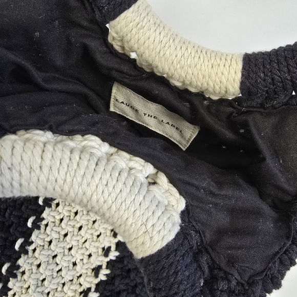 Curateur x Laude The Label Bohemian Handmade The Gabby Macrame Bag NWT - Picture 7 of 14